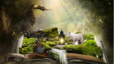 A blank page of infinite possibility