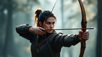 Arrows versus armor in fantasy fiction